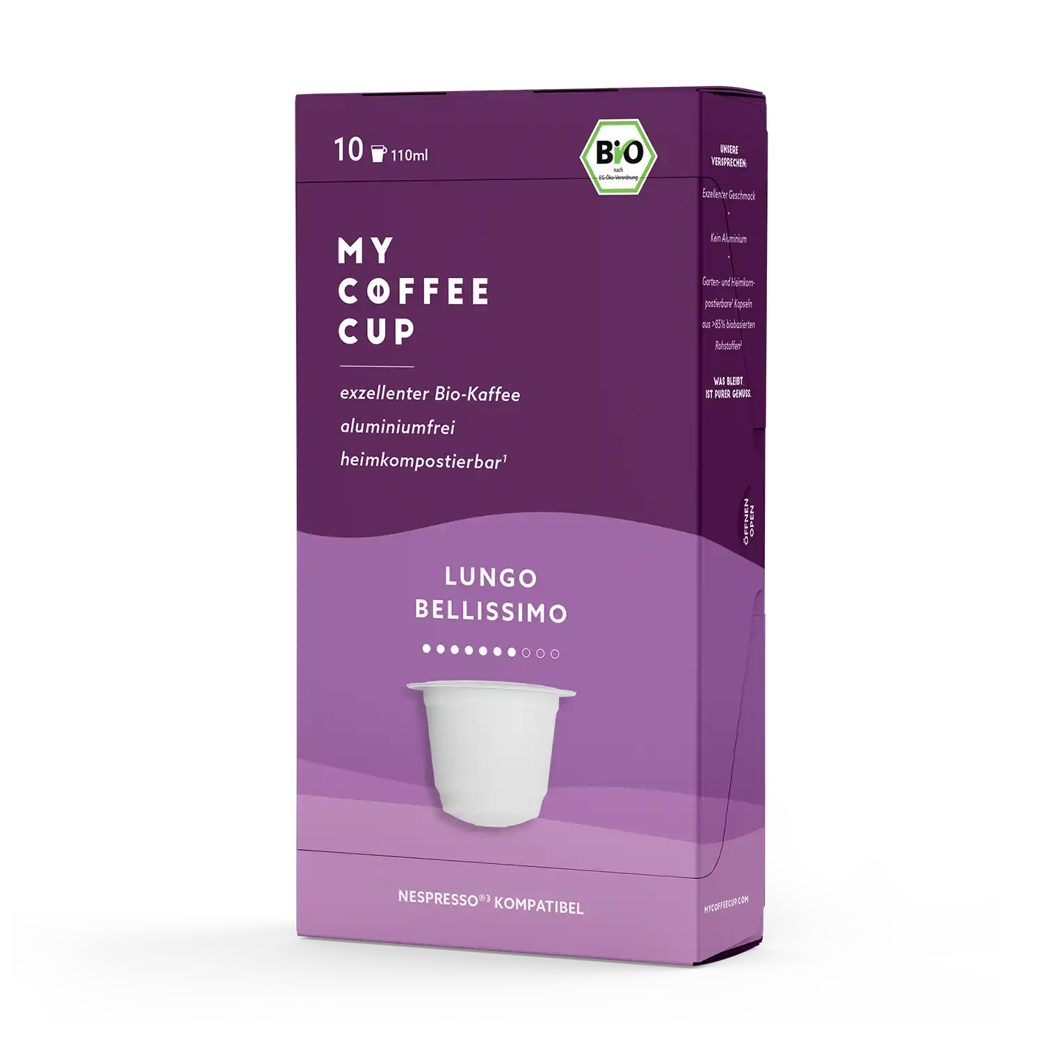 Nespresso kompatible Kapseln - lungo bellissimo - My-Coffee-Cup.at