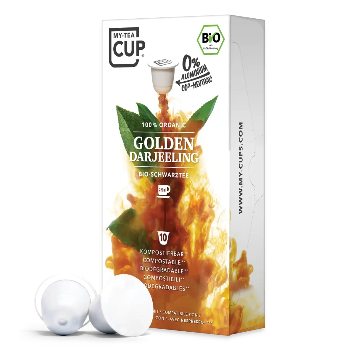 Nespresso kompatible Kapseln - golden darjeeling - My-Coffee-Cup.at
