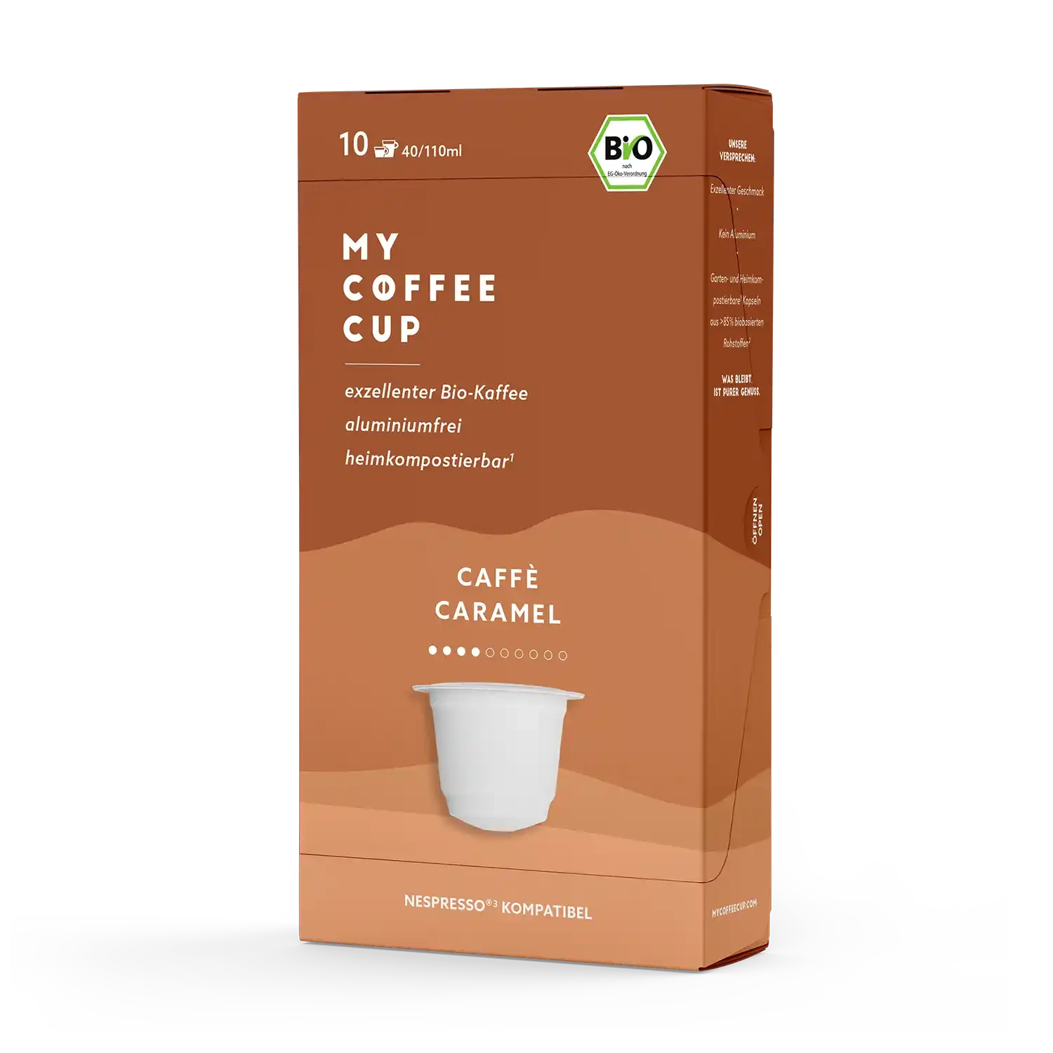 Nespresso kompatible Kapseln - caffe caramel - My-Coffee-Cup.at