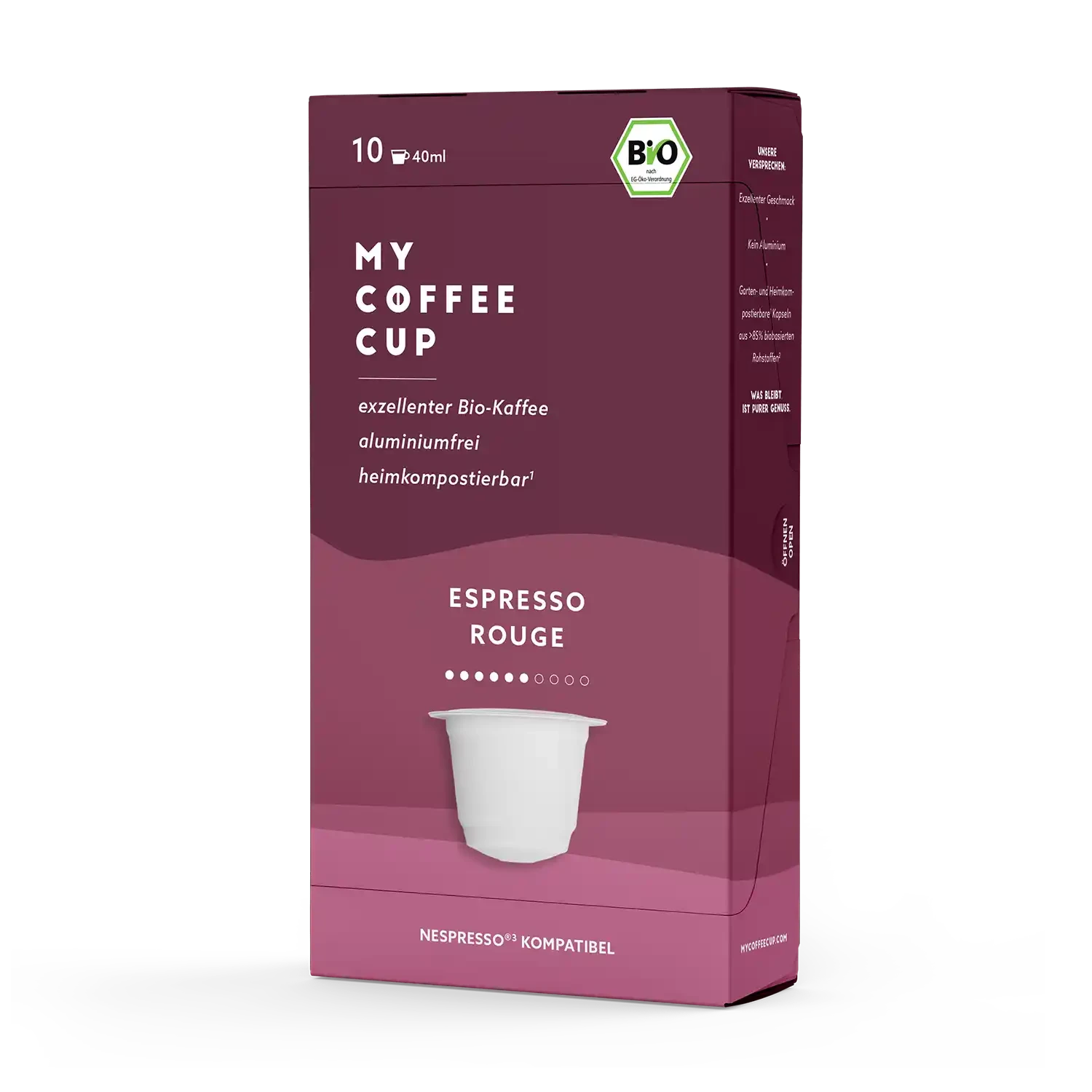Nespresso kompatible Kapseln - espresso rouge - My-Coffee-Cup.at