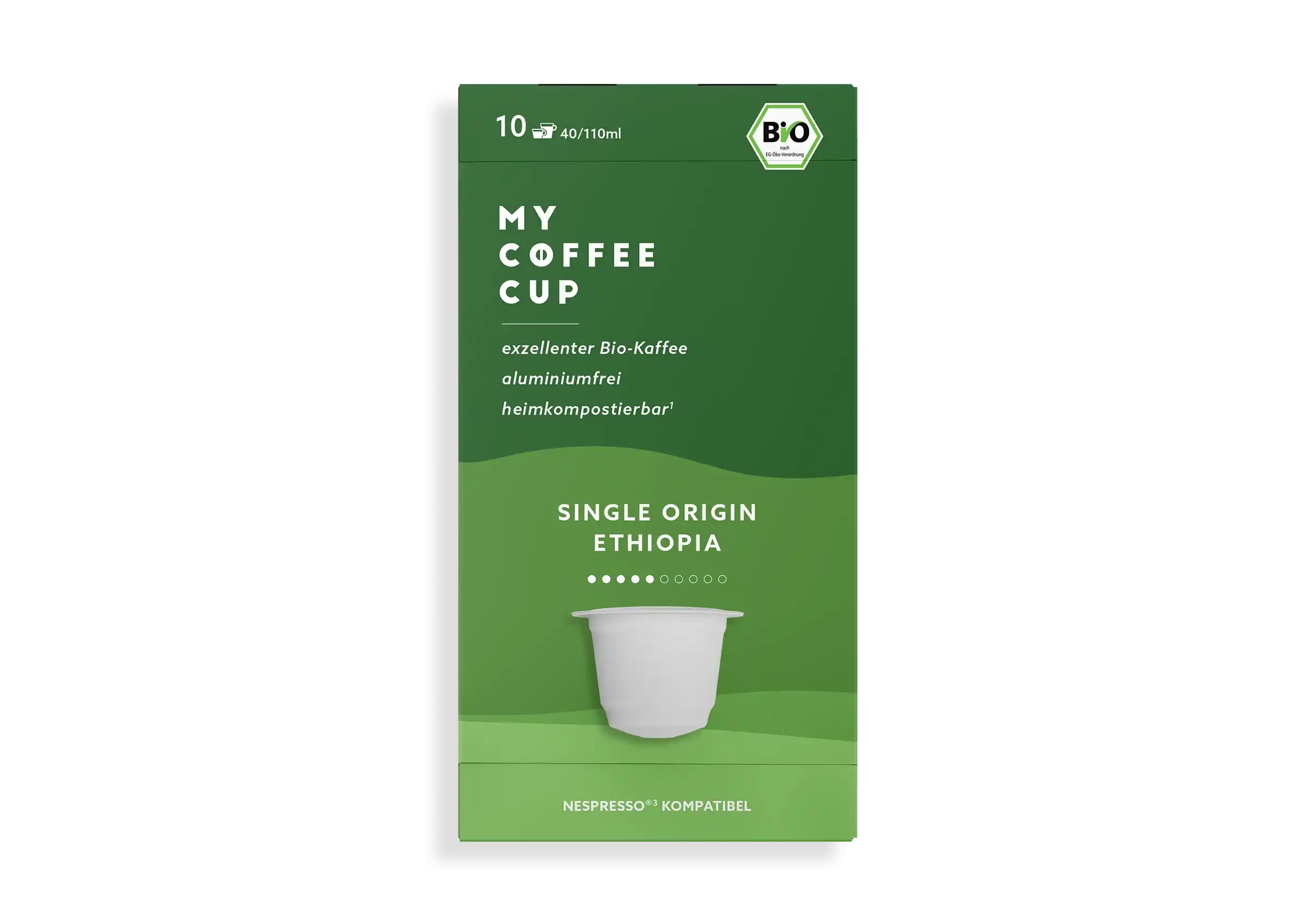 Nespresso kompatible Kapseln - single origin ethiopia - My-Coffee-Cup.at