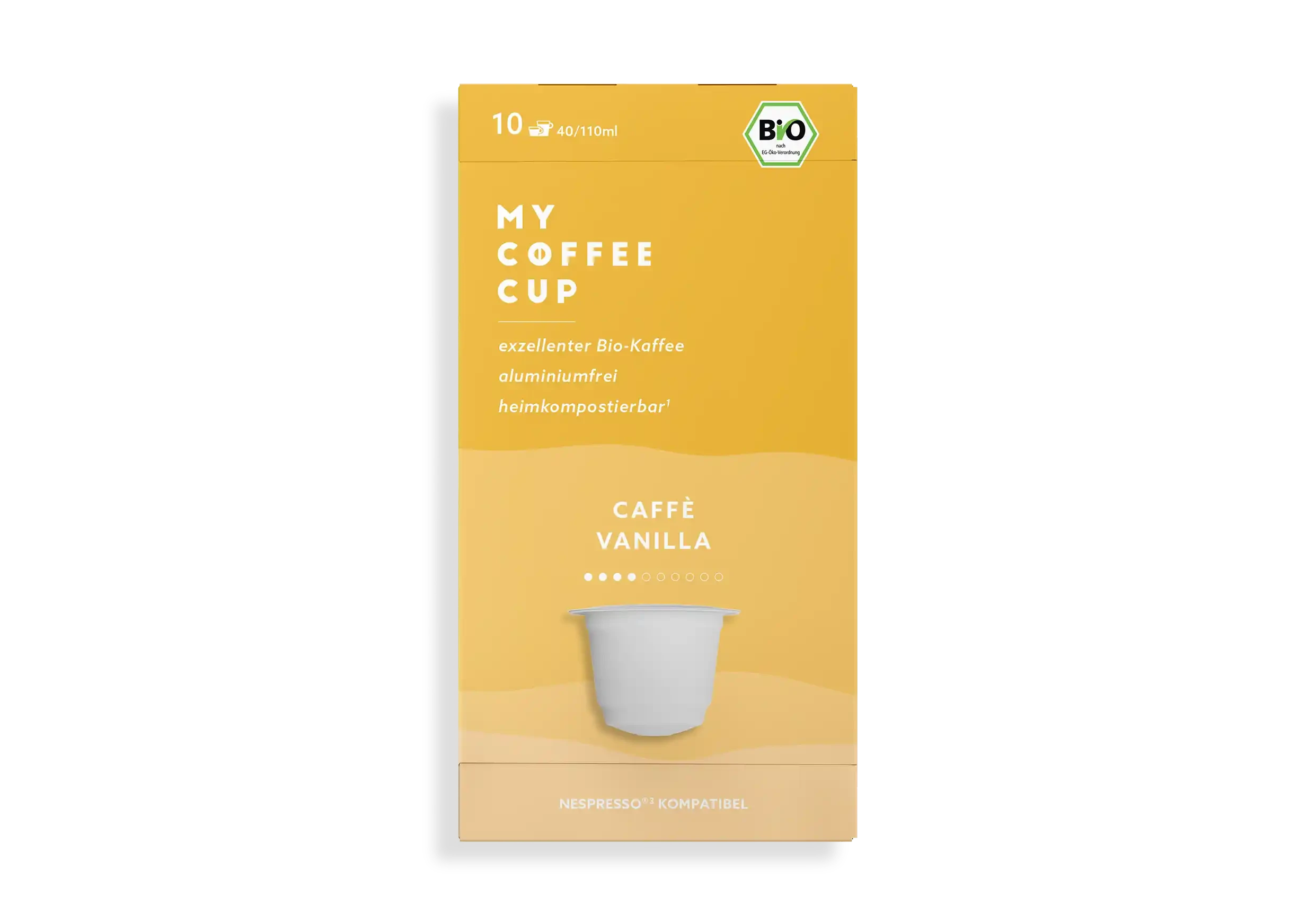 Nespresso kompatible Kapseln - caffe vanilla - My-Coffee-Cup.at