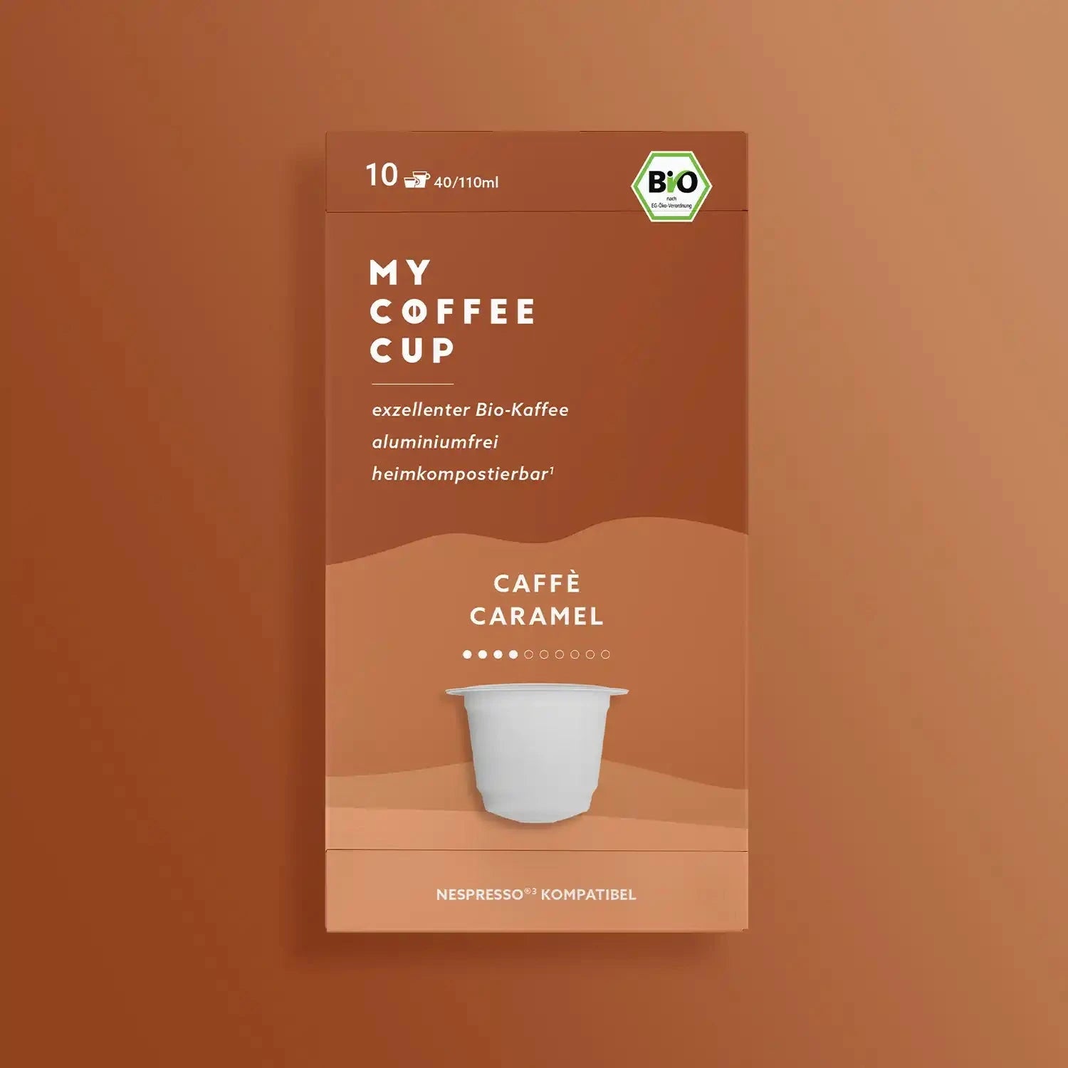 Nespresso kompatible Kapseln - caffe caramel - My-Coffee-Cup.at