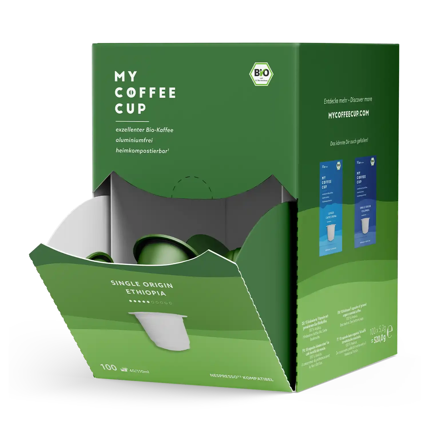 Nespresso kompatible Kapseln - single origin ethiopia - My-Coffee-Cup.at