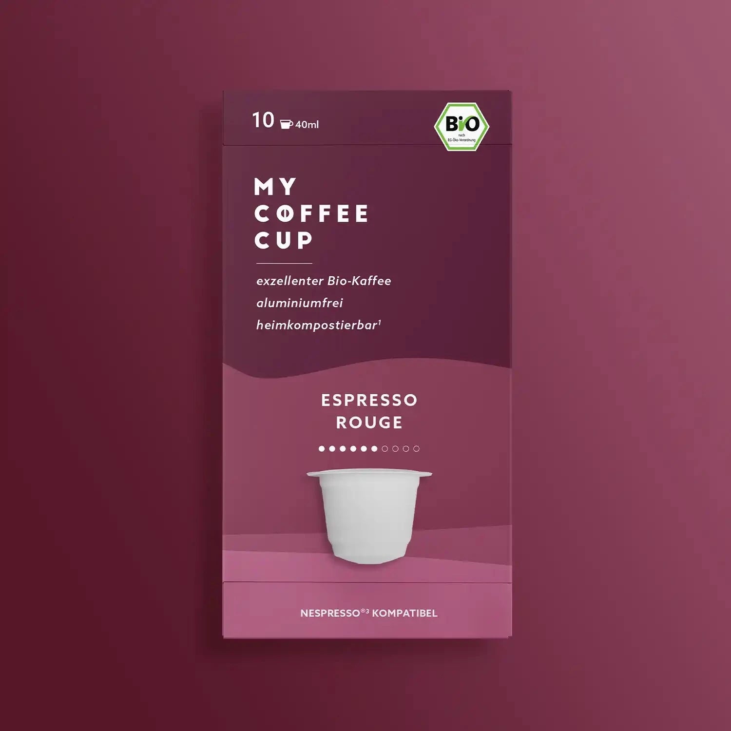 Nespresso kompatible Kapseln - espresso rouge - My-Coffee-Cup.at