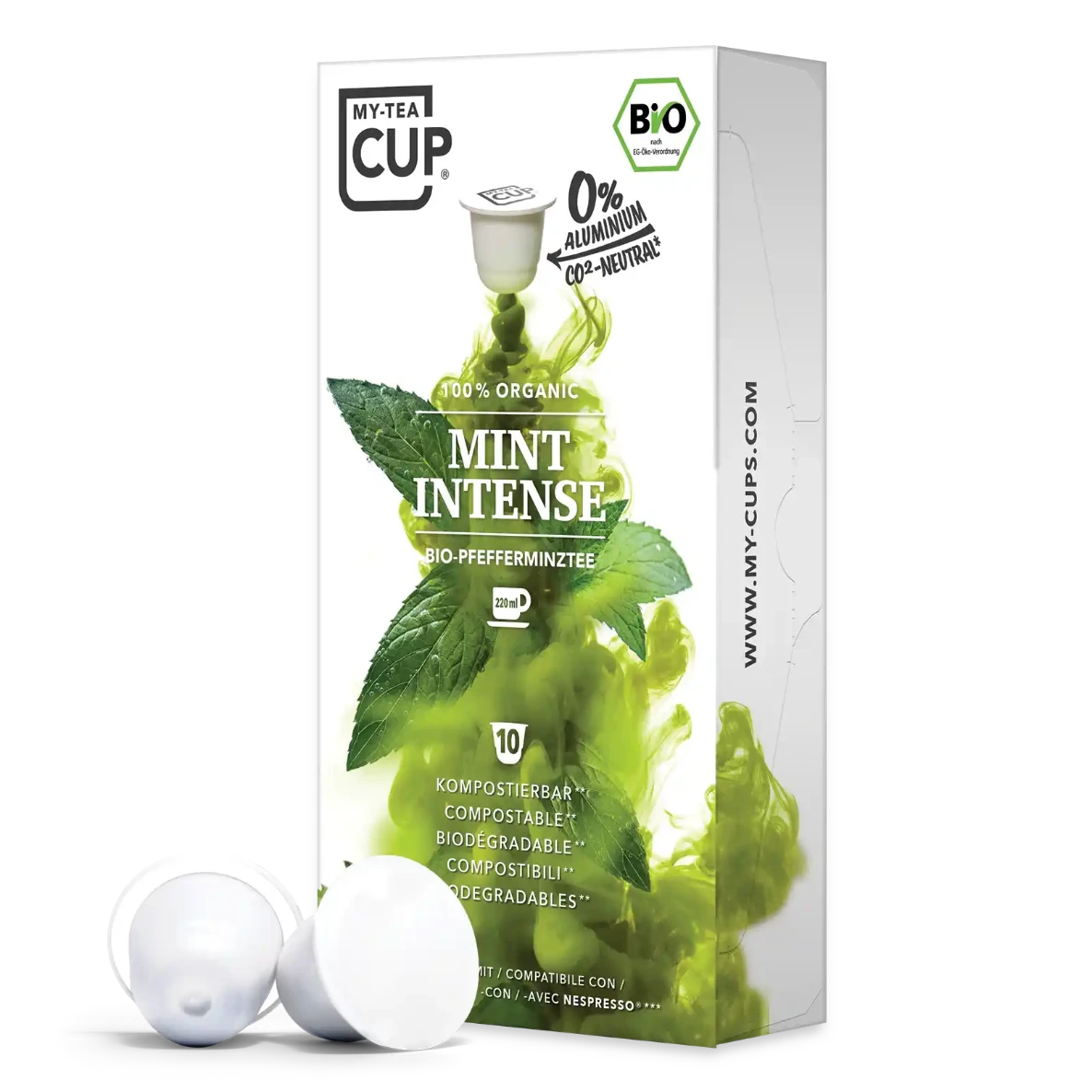 Nespresso kompatible Kapseln - mint intense - My-Coffee-Cup.at