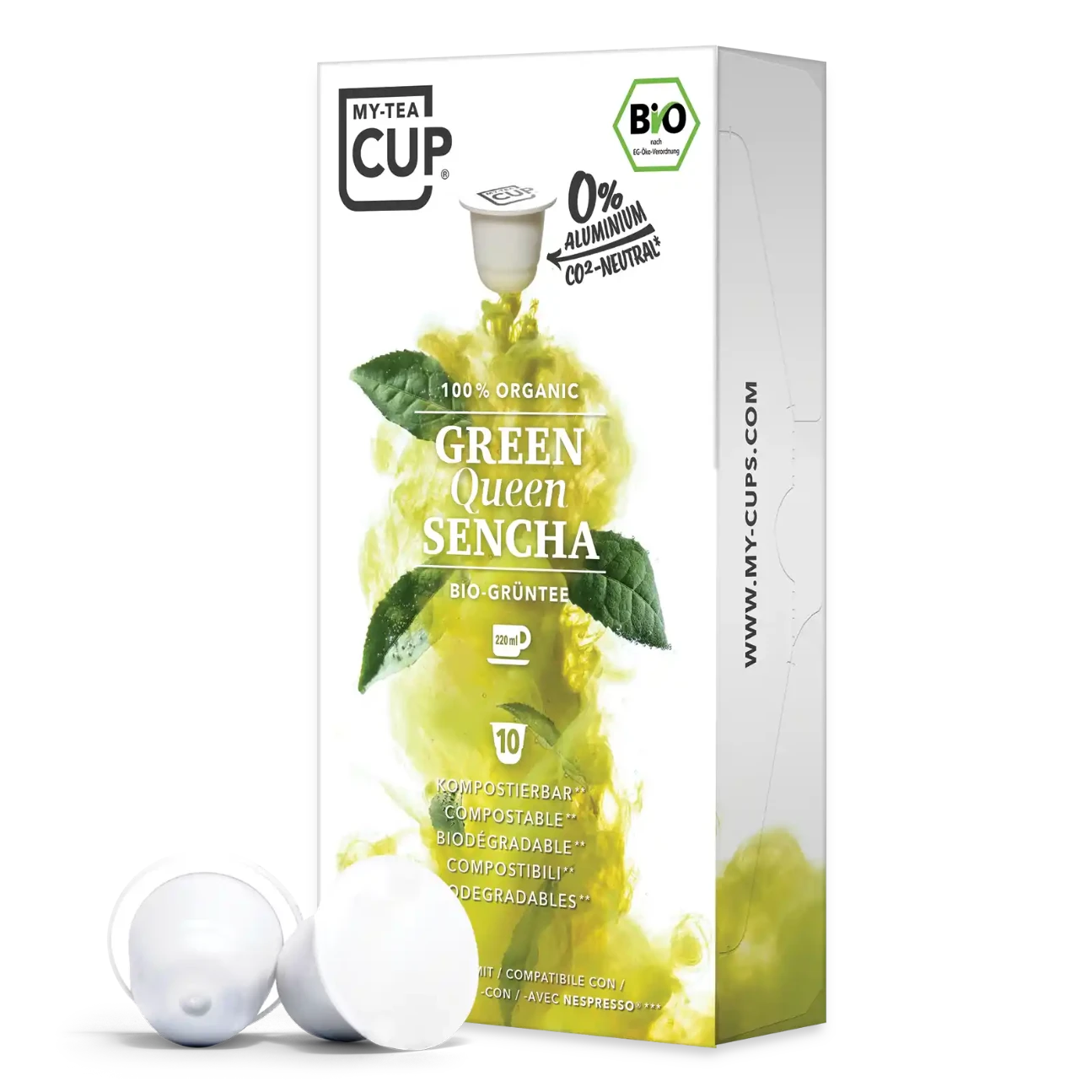 Nespresso kompatible Kapseln - green queen sencha - My-Coffee-Cup.at