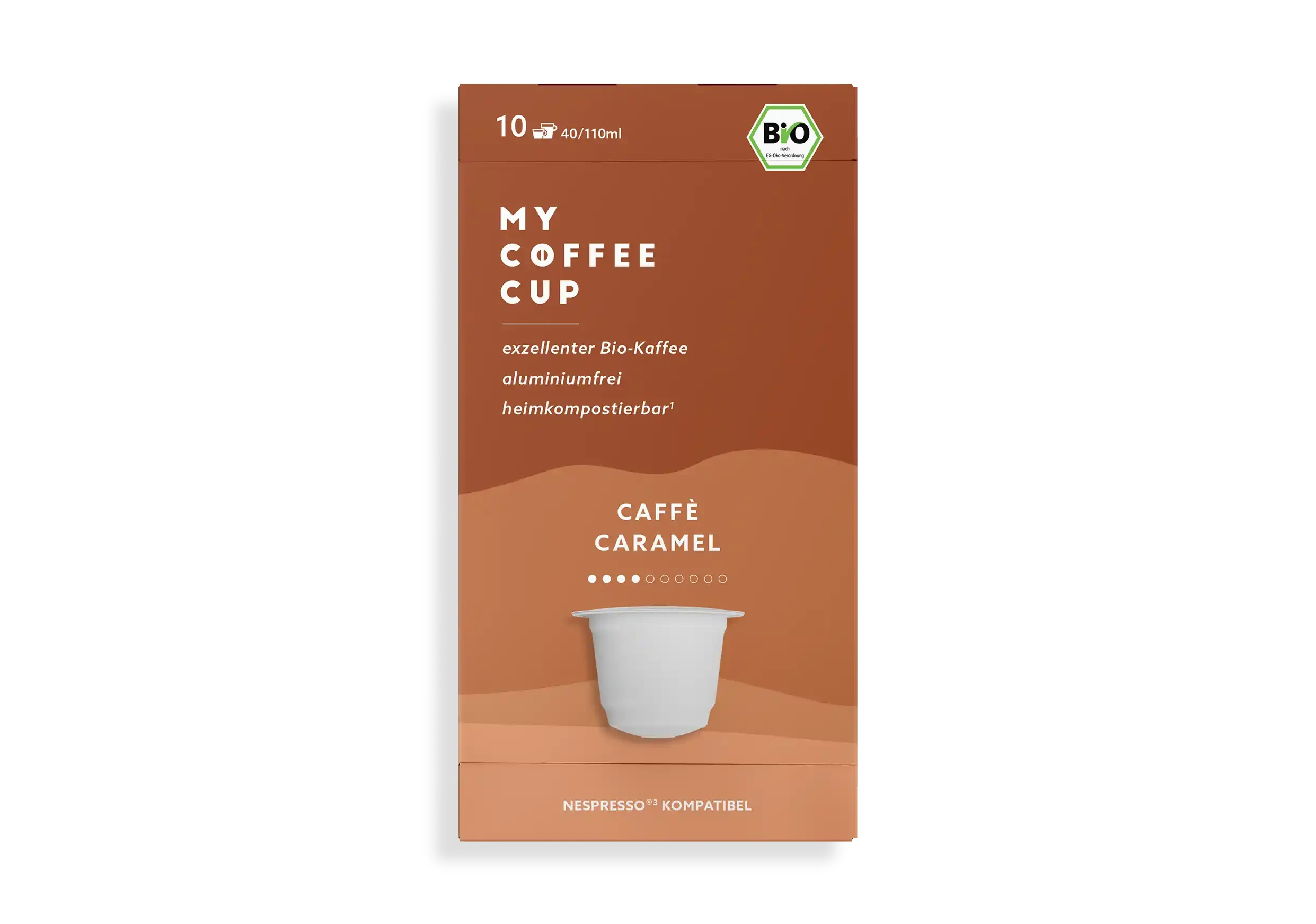 Nespresso kompatible Kapseln - caffe caramel - My-Coffee-Cup.at