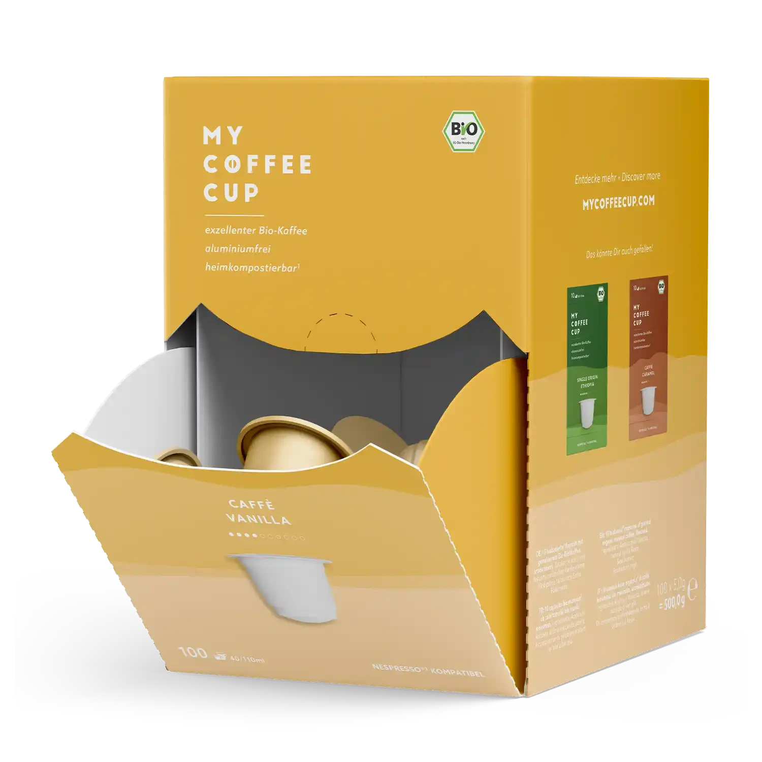 Nespresso kompatible Kapseln - caffe vanilla - My-Coffee-Cup.at