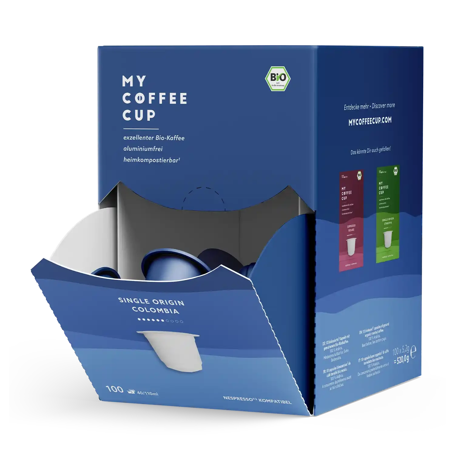 Nespresso kompatible Kapseln - single origin colombia - My-Coffee-Cup.at